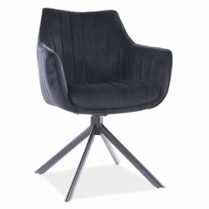 Jídelní židle - AZALIA Velvet, různé barvy na výběr Čalounění: černá (Bluvel 19)