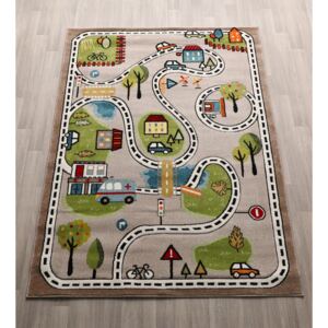 BERFIN Dětský kusový koberec Smart Kids 22919/Beige Rozměry: 160 x 230
