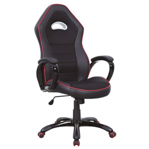 Kancelářská židle WORKAS, 122-132x65x52x45-55, černá