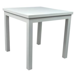 Vingo Dřevěný stolek bílý Rozměry (cm): 50 x 50, v. 44