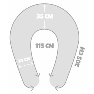 Matýsek | Konfigurovatelný kojící polštář MAXI 205 cm