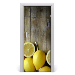 Fototapeta na dveře do domu samolepící citrony