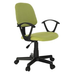 Dětská židle na kolečkách TAMSON – látka/plast, více barev Zelená
