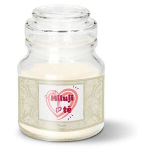Svíčka SABLO - Miluji tě srdce 120 g