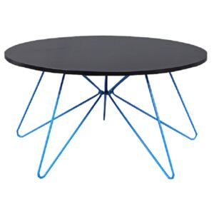 CUMO konferenční stolek, černý dub/modrá