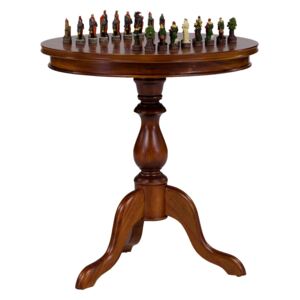 Stolek na šachy s figurkami Oxford