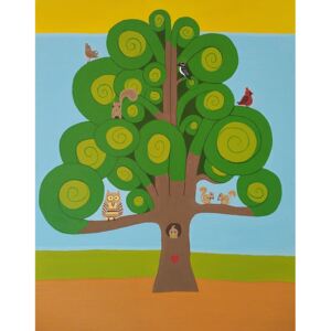 Ručně malovaný obraz Iva Burianová - Jedna velká rodina