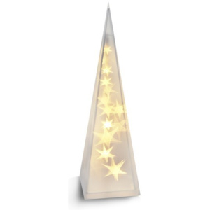 Solight Vánoční pyramida 16 LED teplá bílá, 45 cm