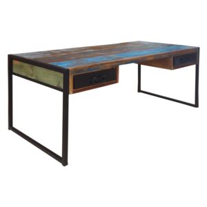 Písací stôl JAVA 145 cm - hnedá