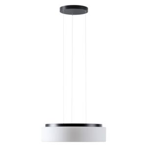 Osmont 67410 Eris LE4, závěsné svítidlo z triplexového skla s černým závěsem, LED 50W 3000K, IP40, prům. 54 cm