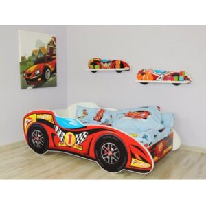 Dětská postel 160/80 cm top car+matrace+dárek