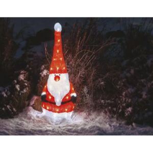 EMOS LED vánoční skřítek, 61 cm, venkovní i vnitřní, studená bílá, časovač