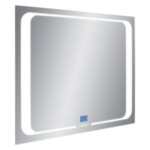 Zrcadlo závěsné s pískovaným motivem a LED osvětlením Nika LED 4/60 Nika LED A-Interiéry 60 cm ve smontovaném stavu
