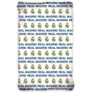 TipTrade Bavlněné prostěradlo Real Madrid, 90 x 200 cm