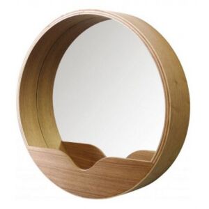 Zuiver Dřevěné zrcadlo Round Wall '40