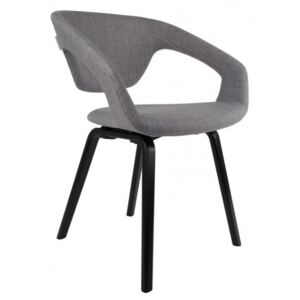 Zuiver Židle/křeslo Flex Back black/grey