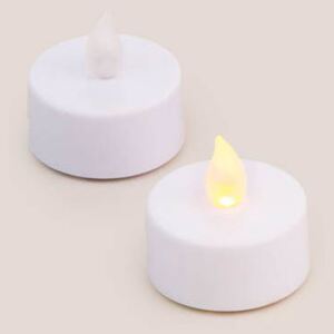 LED Čajové svíčky bílé, 2 ks