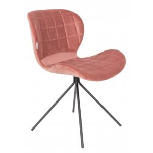 Zuiver Židle OMG velvet, old pink