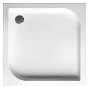 Akrylátová sprchová vanička - čtverec Tako 90x90x12 (90x90x24 cm) | Polimat Polimat 90 x 90 cm Tako