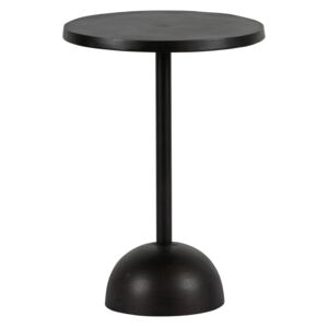 Hoorns Tmavě hnědý kovový odkládací stolek Treck 40 cm