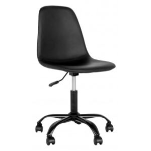 House Nordic Kancelářská židle STOCKHOLM černá, černá podnož