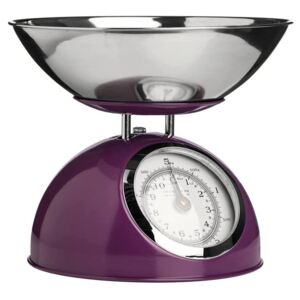 Mechanická kuchyňská Retro váha 5 kg fialová - Premier
