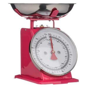 Kuchyňská Retro váha 5 kg růžová - Premier