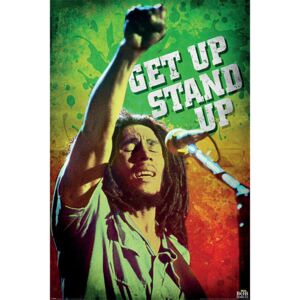 Plakát, Obraz - Bob Marley - Get Up Stand Up, (61 x 91,5 cm)