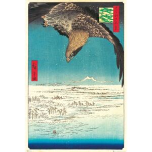 Plakát, Obraz - Hiroshige - Jumantsubo Plain at Fukagawa, (61 x 91,5 cm)