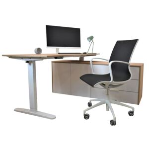 Dubový kancelářský stůl FormWood Aro 160,5x155 cm