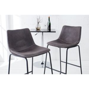 Designová barová židle Ester / vintage šedá - otevŕené balení