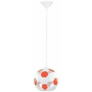 Dětské závěsné osvětlení fotbalový míč ELTON, 1xE27, 60W, oranžové A.f.l. ELTON