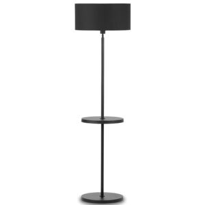 Podlahová lampa se stolkem černá velikost: L, barva stínidla: ivory (I)