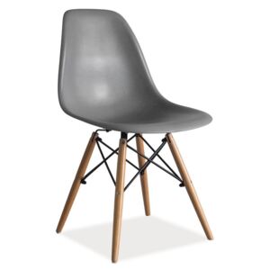 Jídelní židle v šedé barvě KN166