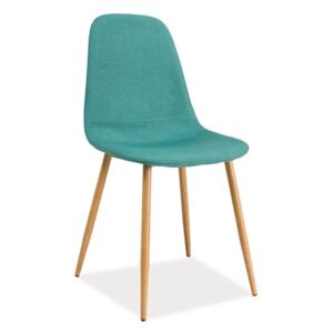 Jídelní čalouněná židle v barvě máty KN193