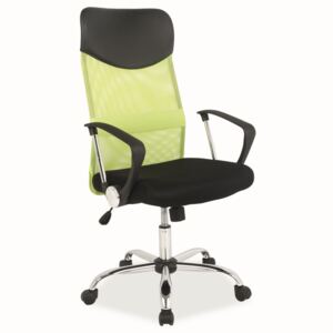 Kancelářská otočná židle v zelené a černé barvě KN1033