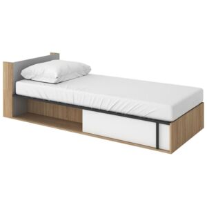 Dětská postel Imola IM-15L, Barva: bílý + grafit + salisbury + šedá
