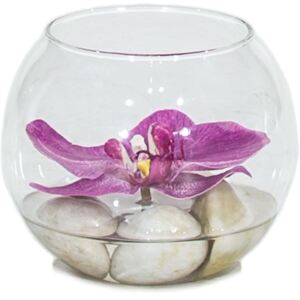 Natural Illusion dekorace Orchid Pink Rozměry: 10 cm průměr