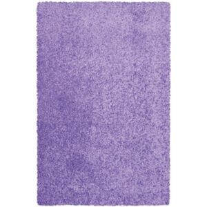 Chlupatý kusový koberec Rio 01LLL | fialový Typ: kulatý 80 cm