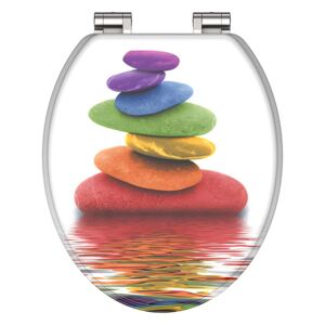 WC prkénko MDF Soft Close Colorful Stones 80120 | Eisl Sanitär