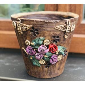 Keramika Javorník Květináč - růže