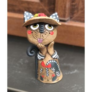 Keramika Javorník Zvonek - kočka