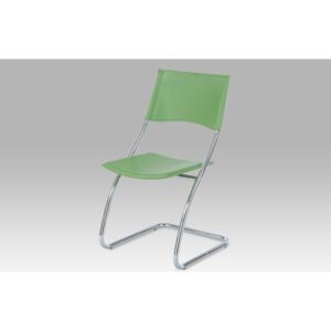 Jídelní židle plastová zelená B161 GRN