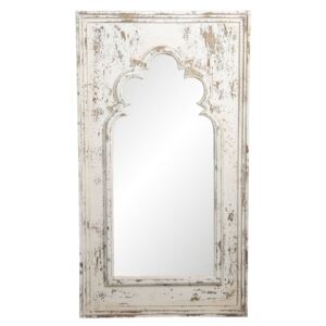 Zrcadlo s patinou v masivním dřevěném rámu Adrien - 66*3*119 cm