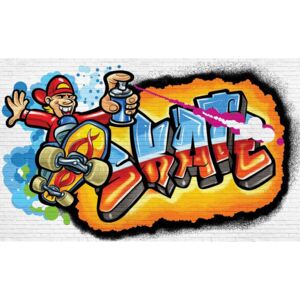 Postershop Fototapeta: Skate graffiti - 254x368 cm