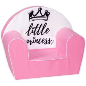 Baby Nellys Dětské křesílko LUX Little Princess, růžové