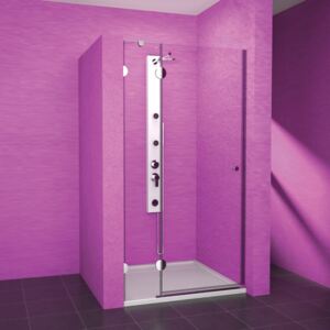Otevíravé sprchové dveře PSDKR 1/90 L S-WO (90x187 cm / výplň Transparent - Water Off) | Teiko Teiko PSKDS 90 cm