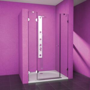 Otevíravé sprchové dveře PSDKR 1/120 L S-WO (120x187 cm / výplň Transparent - Water Off) | Teiko Teiko PSKDS 120 cm