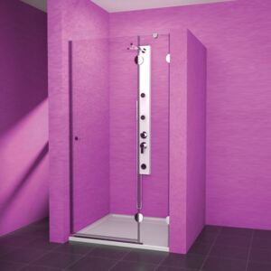 Otevíravé sprchové dveře PSDKR 1/90 R S-WO (90x187 cm / výplň Transparent - Water Off) | Teiko Teiko PSKDS 90 cm