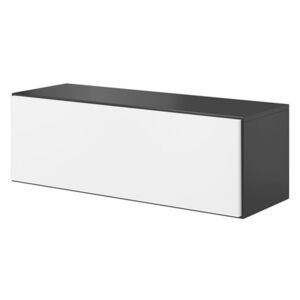 TV stolek Nessor NS01, Barva: černý / bílá